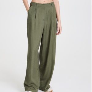 NWOT Petite Lioness La Quinta Pants Green